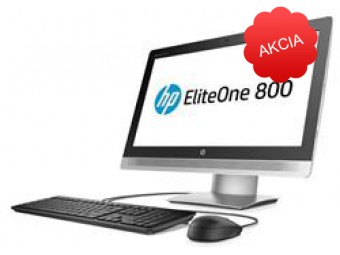 HP EliteOne 800 G2, i3-6100, 23 FHD, IntelHD, 4GB, 500GB, DVDRW, CR, a/b/g/n + BT, KLV+MYS, W10Pro-W7Pro,