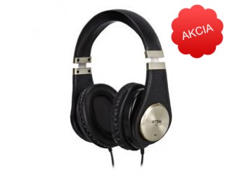 TDK ST750 HIFI slúchadlá na uši s integrovaným zosilňovačom, čierno/strieborné