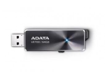64 GB . USB klúč . ADATA DashDrive™ Elite UE700, čierny USB 3.0