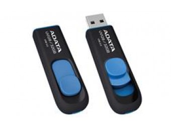 64 GB . USB kľúč . ADATA DashDrive™ Value UV128 USB 3.0, čierno-modrý