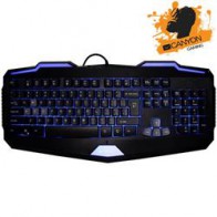 Canyon CNS-SKB6-SK hráčska klávesnica, USB, 104 podsvietených klávesov, multimediálna, SK layout, čierna