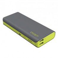 CYGNETT ChargeUp Pro pohotov. externá batéria s nabíjačkou 11.000mAh, dual USB 2.1A, pre smartfóny a tablety, šedo-zelen