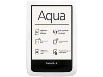 E-book POCKETBOOK 640 Aqua WHITE  + 100 kníh ZDARMA