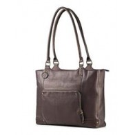 HP Ladies Brown Leather Tote (up to 15.6