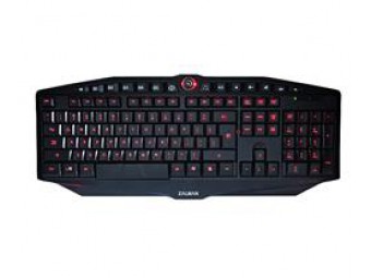 Zalman herná klávesnica ZM-K400G, 5 macro + 7 hot keys, podsvietenie, black, USB, ENG